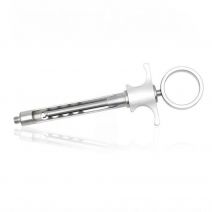 Jeringa Craw para Ampollas 1,8ml Carl Martin Rosca Métrica, Autoaspirante, Anestesia, Acero Inox, 1954ME-CR
