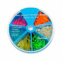 Hawe Cuñas Interdentales, Madera, con Dispensador, Surtido 500u Kerr Hawe