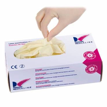 Guantes de Látex con Polvo Guantes de Látex con Polvo