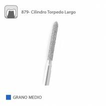 Fresa Diamante Cilindro Torpedo 879 Grano Medio FG
