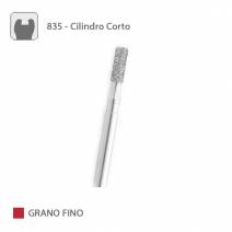 Fresa Diamante Cilindro Corto 835 Grano Fino FG