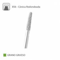 Fresa Diamante Cónica Redondeada 856 Grano Grueso FG