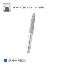 Fresa Diamante Cónica Redondeada 856 Grano Medio FG