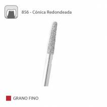 Fresa Diamante Cónica Redondeada 856 Grano Fino FG