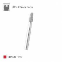Fresa Diamante Cónica Corta 845 Grano Fino FG