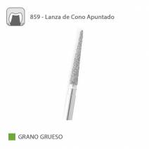 Fresa Diamante Lanza de Cono Apuntado 859 Grano Grueso FG