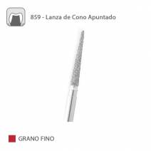Fresa Diamante Lanza de Cono Apuntado 859 Grano Fino FG