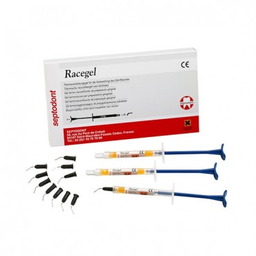 Racegel Gel Gingival Termo-gelificable 3 Jeringas 1,4g Racegel Gel Gingival Termo-gelificable 3 Jeringas 1,4g