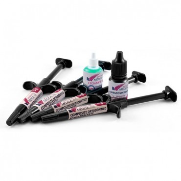 Ortho Cement Brackets, Kit de Composite 4x5gr Ortho Cement Brackets, Kit de Composite 4x5gr