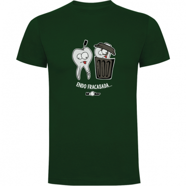 Camiseta para dentista Endo Fracasada Chico Camiseta para dentista Endo Fracasada Chico