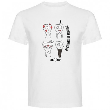 Camiseta para Odontólogo - Opciones de Rescate Chico Camiseta para Odontólogo - Opciones de Rescate Chico