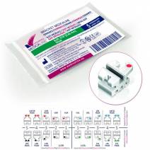 Bracket ML Cerámico con Ranura Roth .018 Reposición 5u
