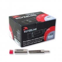 Pins Dobles con Camisa Metálica 16mm. 1000u.