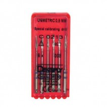 Unimetric Fresa de Calibración 0.08mm. 6uds.
