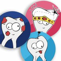 Stickers Molares Surtido 6u