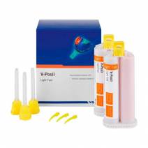 V-Posil Light Fast Silicona de Adición Cartucho 2x50 ml. VOCO