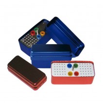 Endo Box Caja Esterilización Fresas y Limas 64 Hoyos